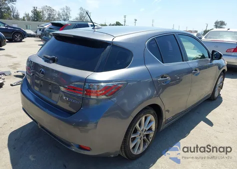 2012 Lexus Ct 200H Premium из США, поврежденный, VIN JTHKD5BH1C2105344